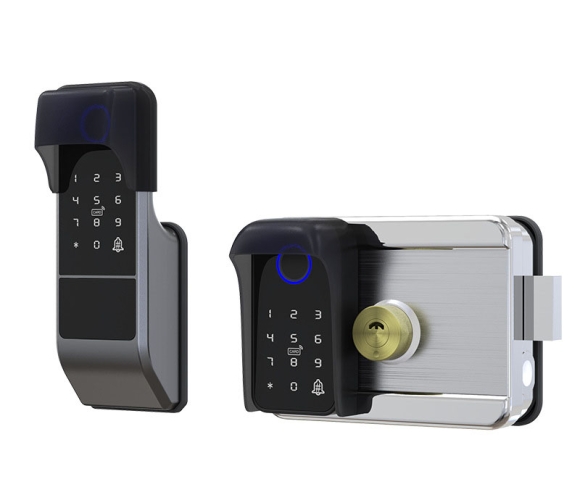 Khóa Vân Tay 2 Chiều Cửa Sắt Bằng Inox Dùng App TTLock VD08: