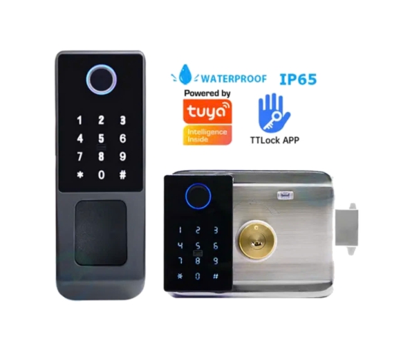 Khóa Vân Tay 2 Chiều Cửa Sắt Mở / Lùa Dùng App TTLock G05V